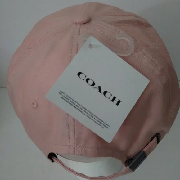 SOLD SOLD SOLD SOLD Coach Pink Adjustable Baseball Hat - Picture 9 of 9
